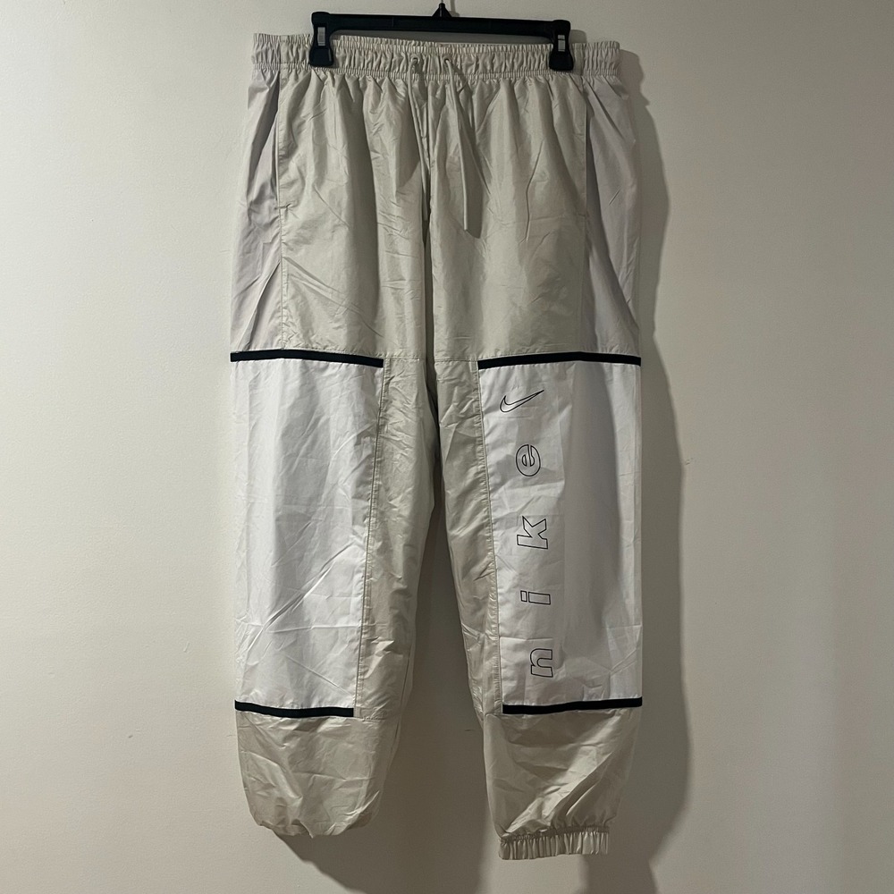 Nike Sportswear High Rise Track Pants Colorblock Joggers Size Large Windbreaker - Picture 2 of 7